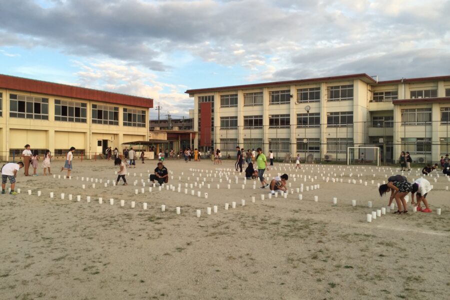 ESD活動日誌 済美南小学校 親子燈花会