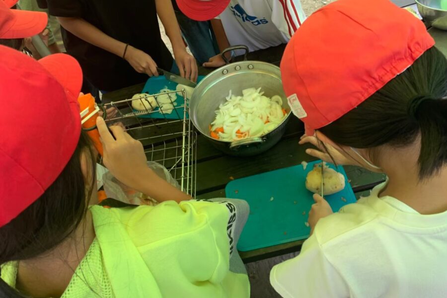 ESD活動日誌 六条小学校野外活動支援