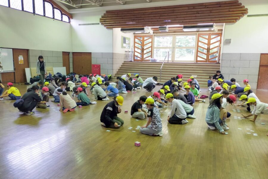 ESD活動日誌 奈良市立ならやま小中学校 野外活動支援