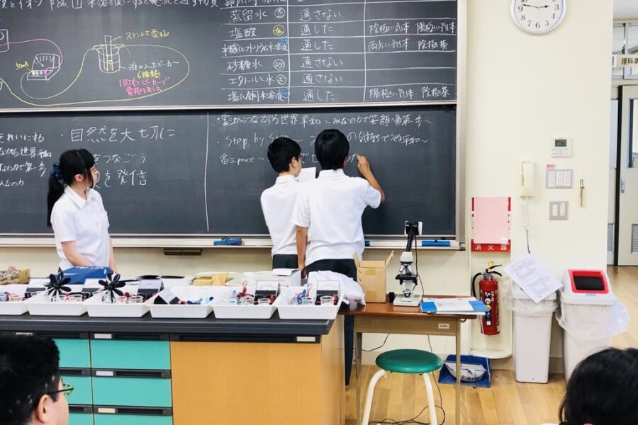 ESD活動日誌 富雄第三小中学校　第三回ユネスコ委員会