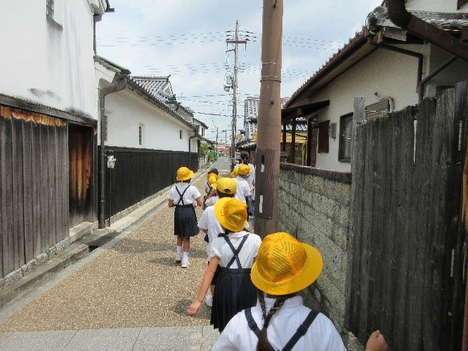 ESD活動日誌 今井小学校フィールドワーク