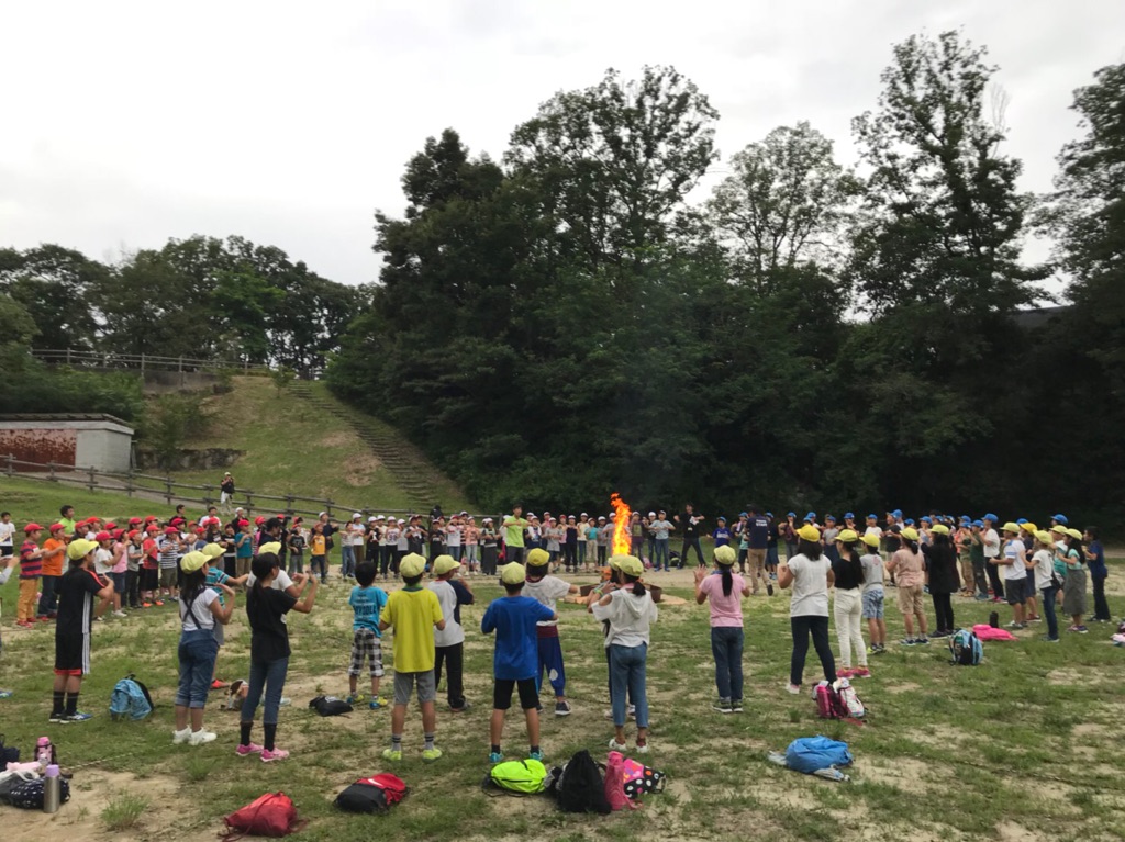 六条小学校野外活動支援