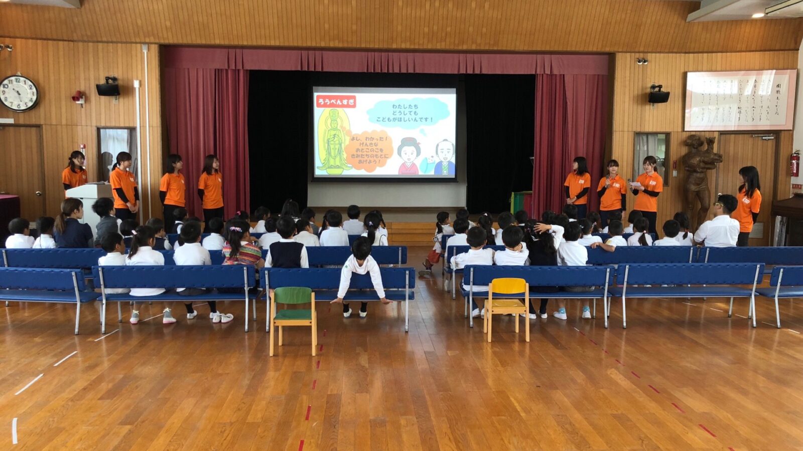 附属幼稚園の世界遺産学習支援