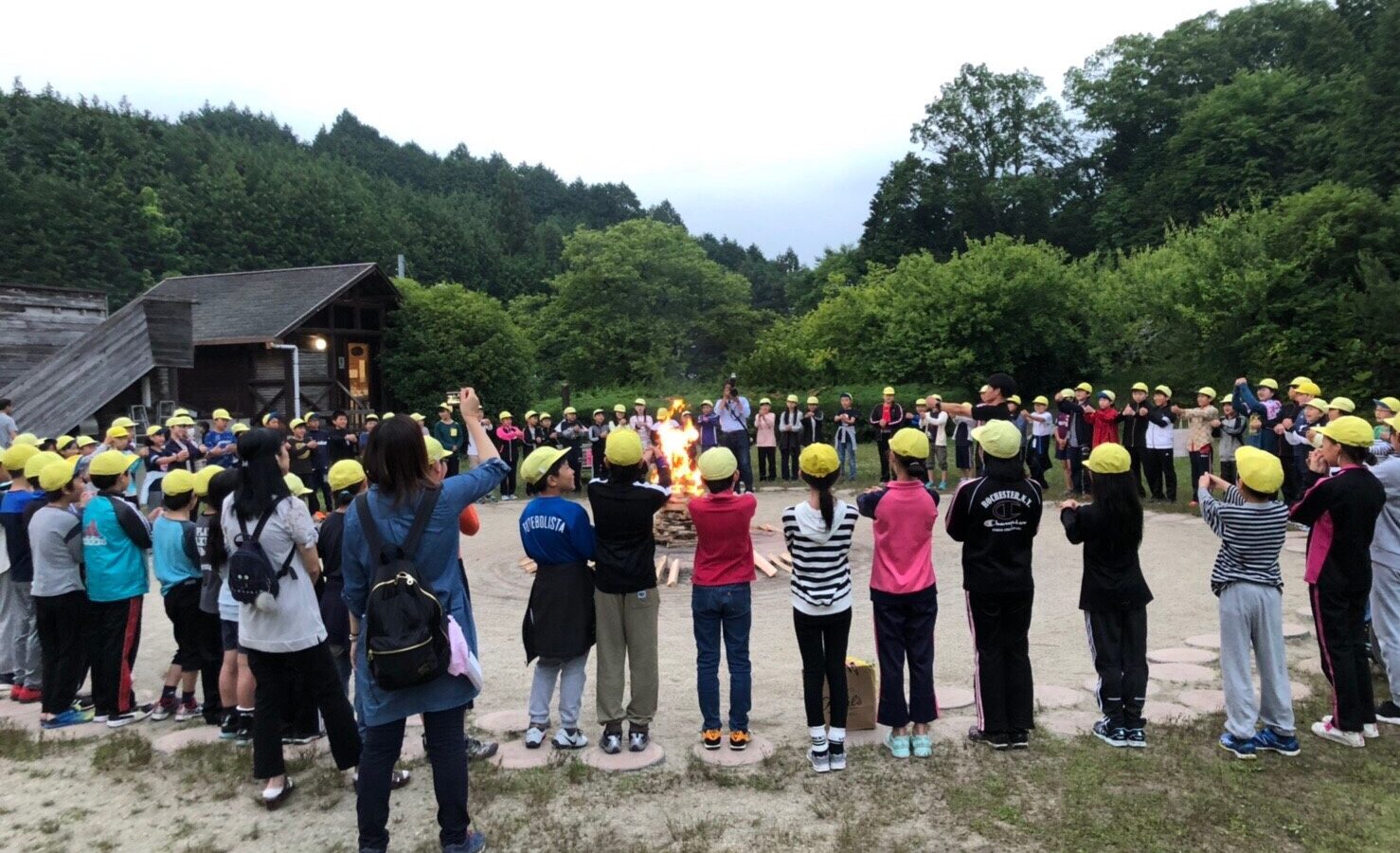 平城小学校野外活動支援