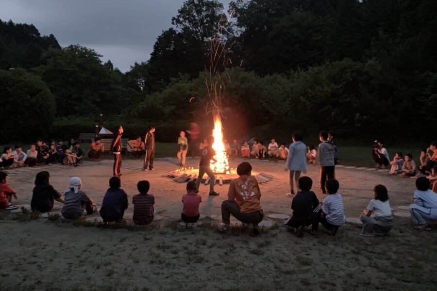 ESD活動日誌 富雄第三小学校野外活動支援