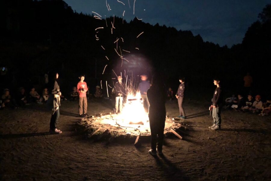 ESD活動日誌 西大寺北小学校の野外活動支援