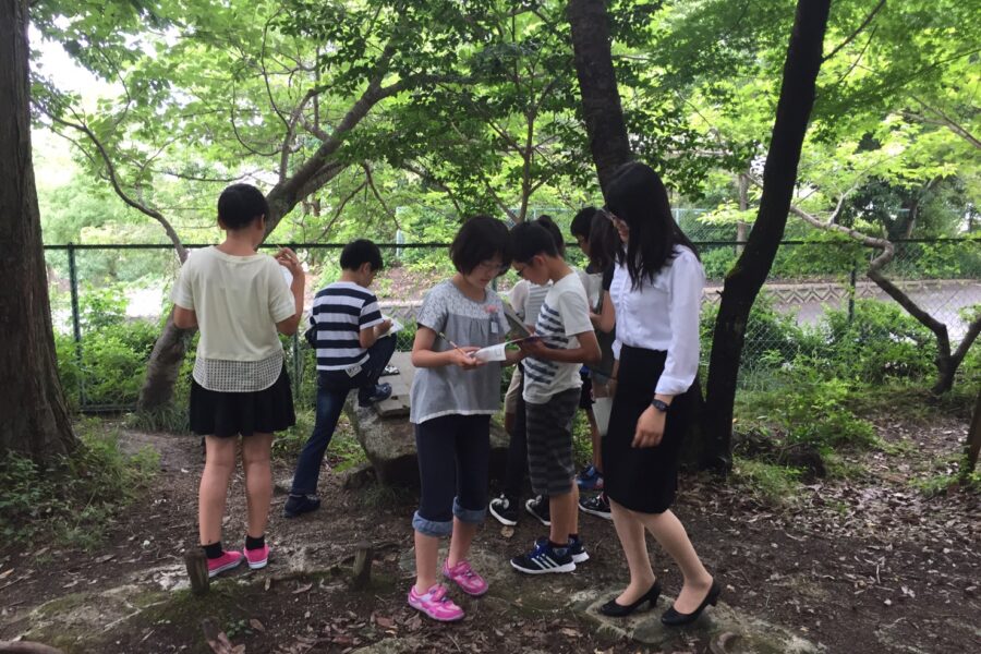 ESD活動日誌 第4回富雄第三小中学校ユネスコ委員会活動支援