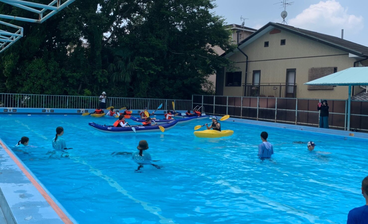 飛鳥小学校カヌー体験教室