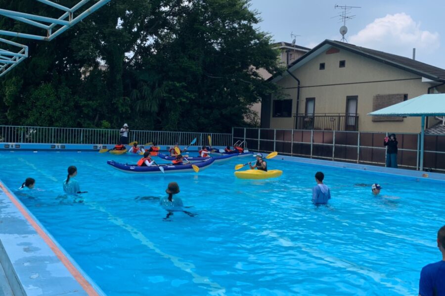 ESD活動日誌 飛鳥小学校カヌー体験教室