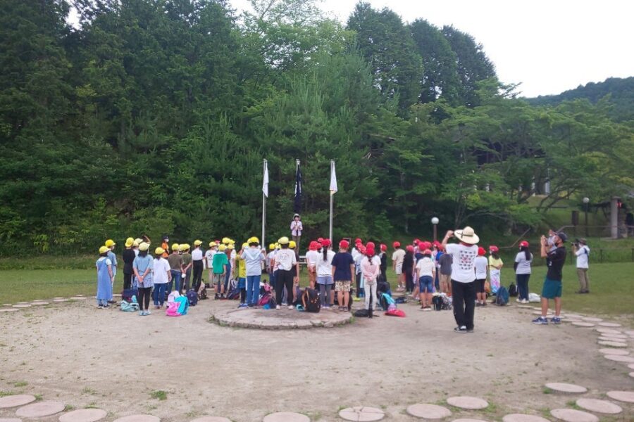 ESD活動日誌 奈良市立ならやま小学校野外活動支援