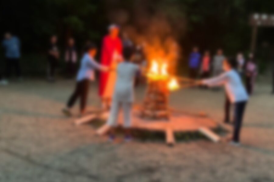 ESD活動日誌 奈良市立安堵小学校 野外活動支援