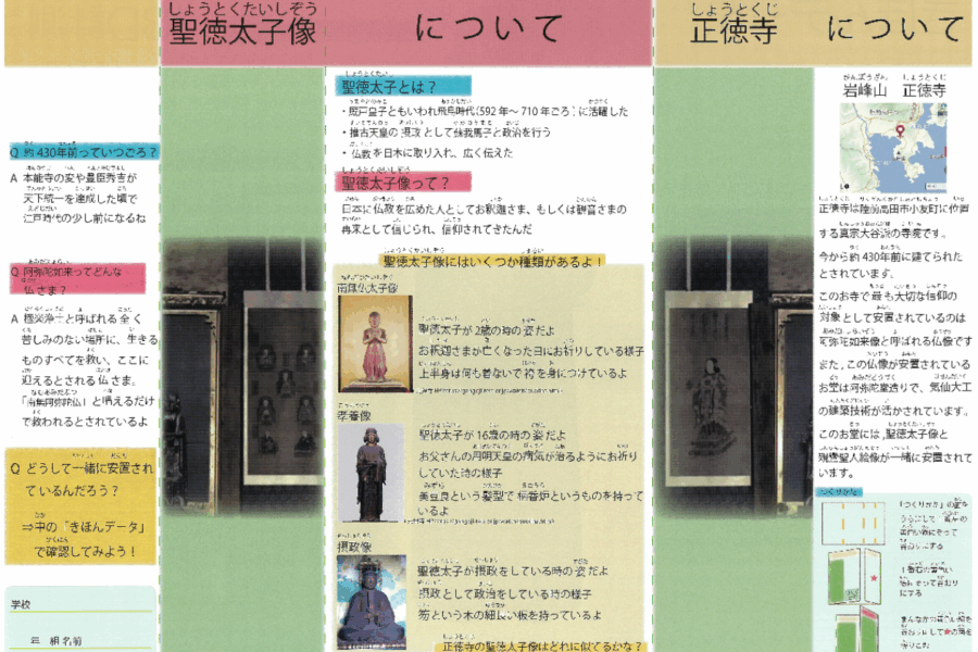 陸前高田市文化遺産調査 こども教材